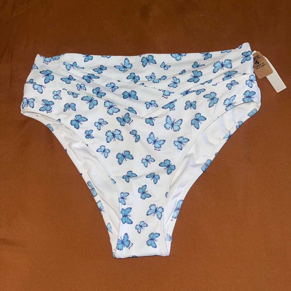 NWT PINK by Victoria’s Secret High Waisted Bikini Bottoms